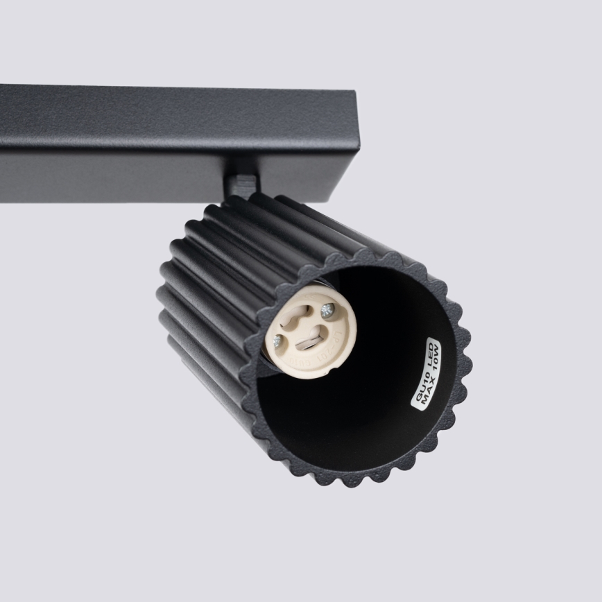 Foco KARBON 6xGU10/10W/230V negro