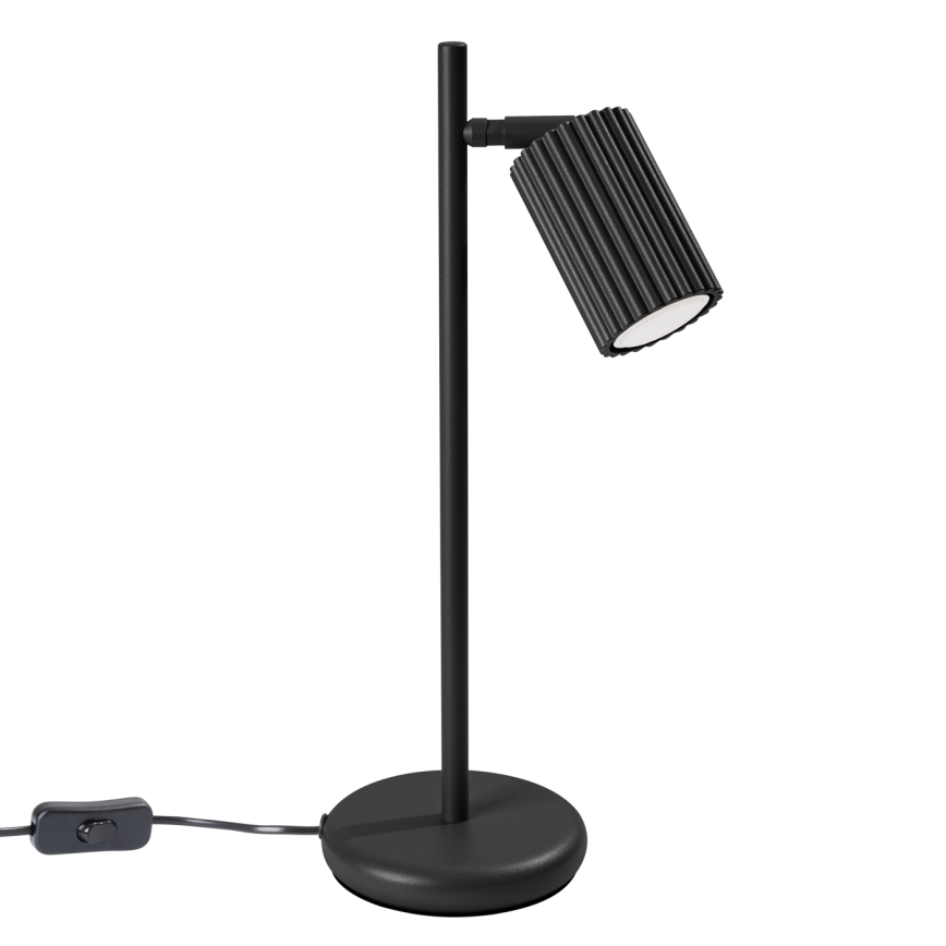 Lámpara de mesa KARBON 1xGU10/10W/230V negro
