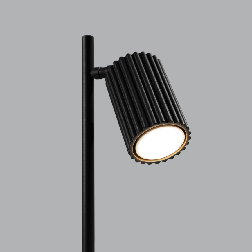 Lámpara de mesa KARBON 1xGU10/10W/230V negro