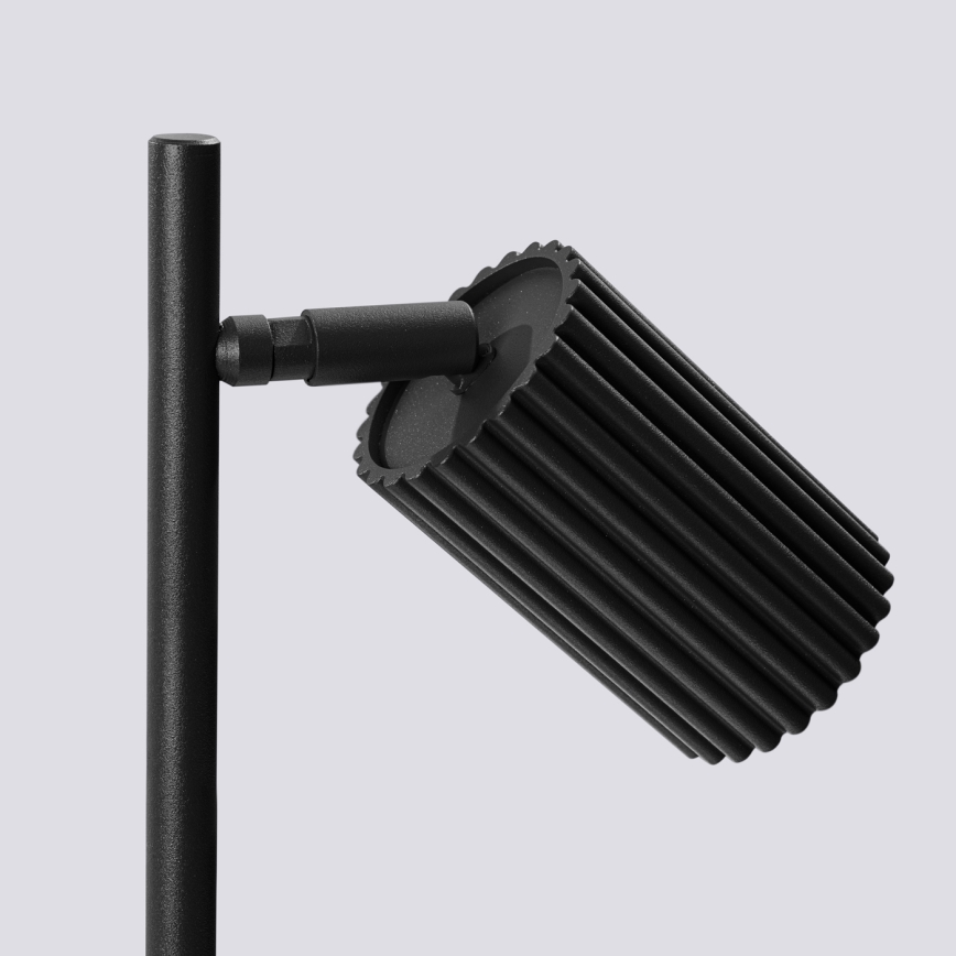 Lámpara de mesa KARBON 1xGU10/10W/230V negro