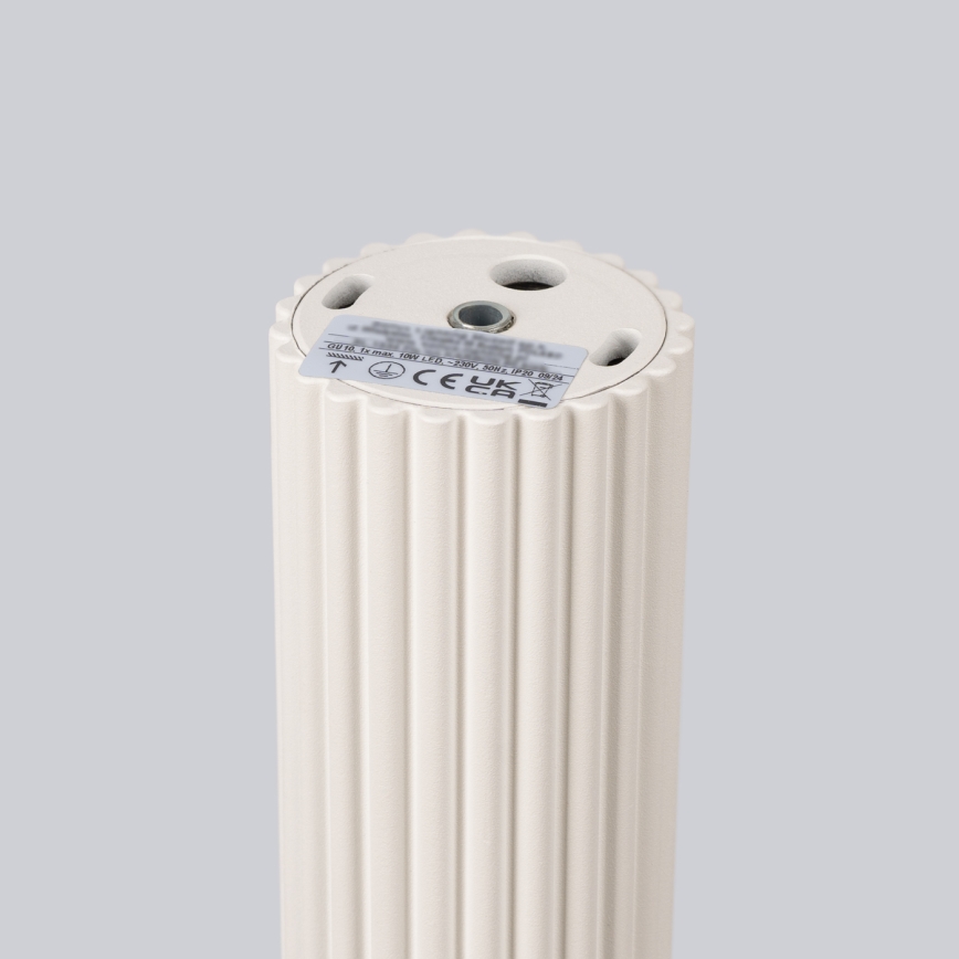 Foco KARBON 1xGU10/10W/230V 20 cm color crema