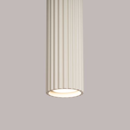 Lámpara colgante KARBON 1xGU10/10W/230V color crema