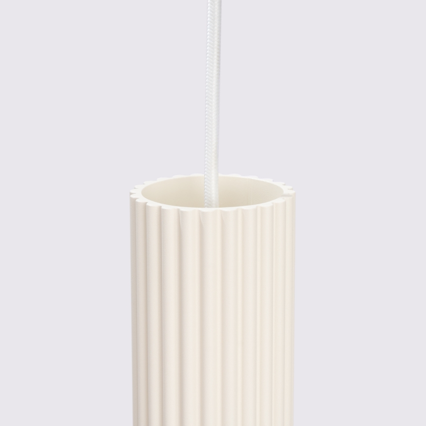 Lámpara colgante KARBON 1xGU10/10W/230V color crema