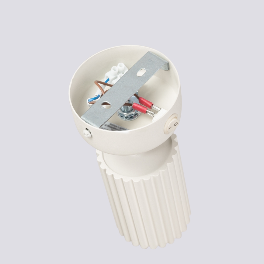 Foco de pared KARBON 1xGU10/10W/230V color crema