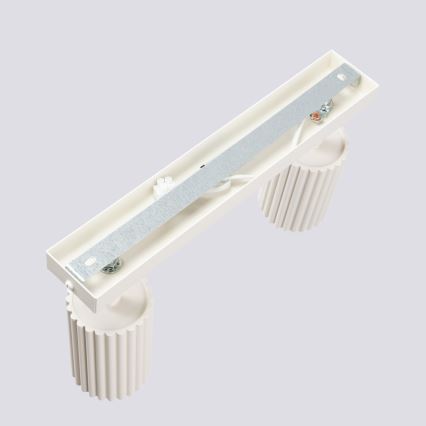 Foco KARBON 2xGU10/10W/230V color crema