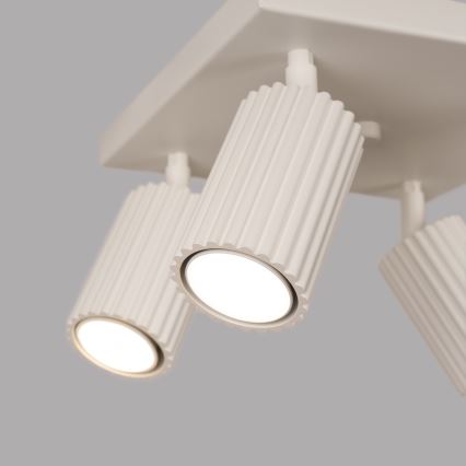 Foco KARBON 4xGU10/10W/230V color crema