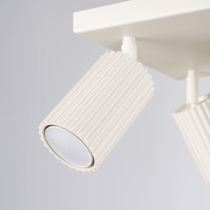 Foco KARBON 4xGU10/10W/230V color crema