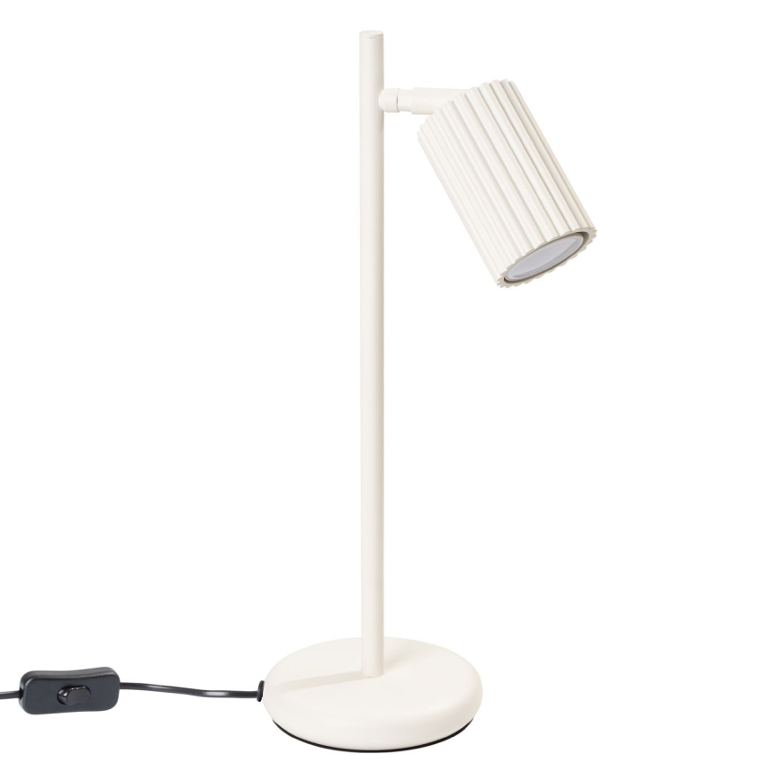 Lámpara de mesa KARBON 1xGU10/10W/230V color crema