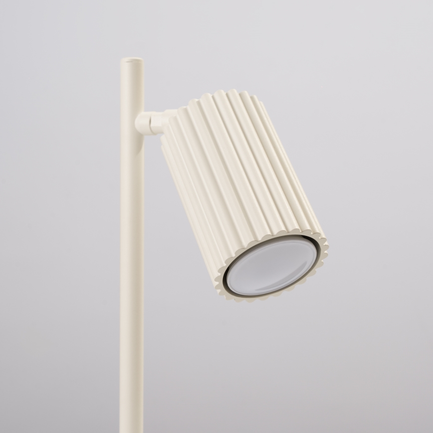 Lámpara de mesa KARBON 1xGU10/10W/230V color crema