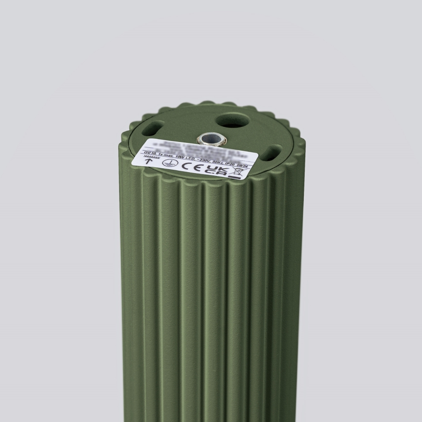 Foco KARBON 1xGU10/10W/230V 30 cm Verde