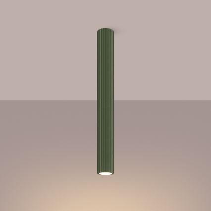Foco KARBON 1xGU10/10W/230V 60 cm Verde