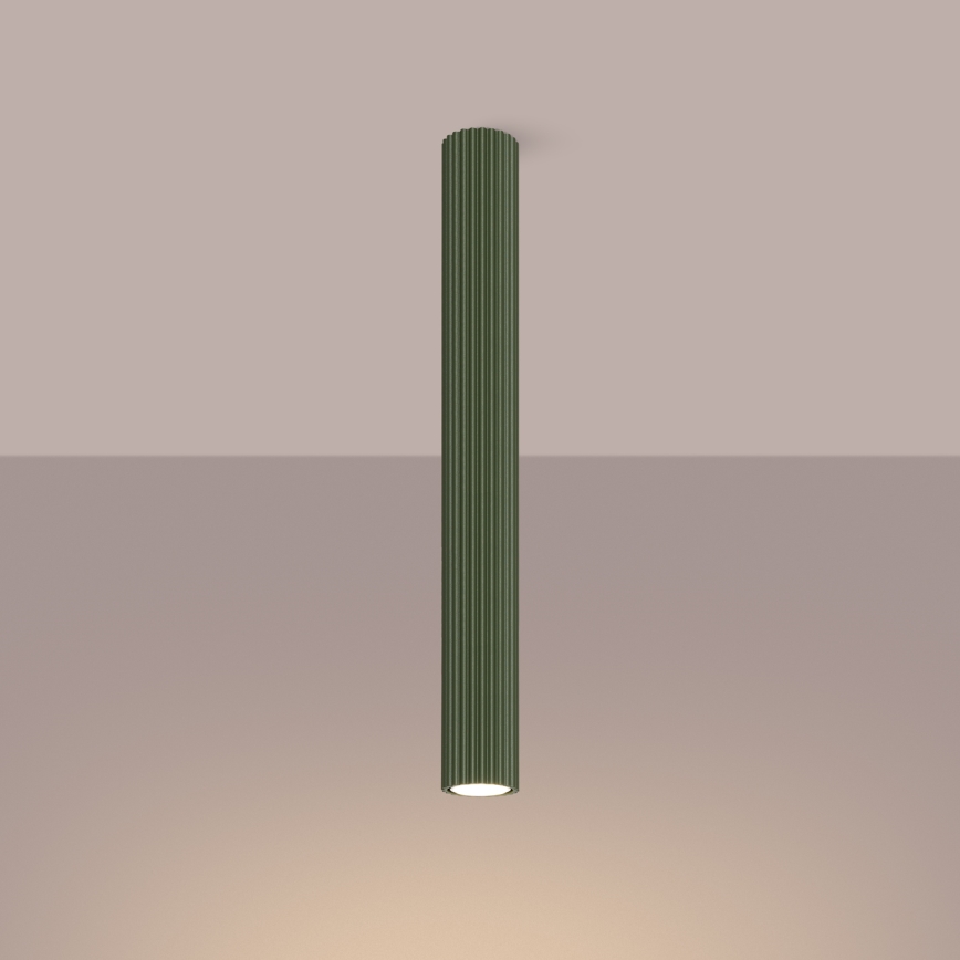 Foco KARBON 1xGU10/10W/230V 60 cm Verde