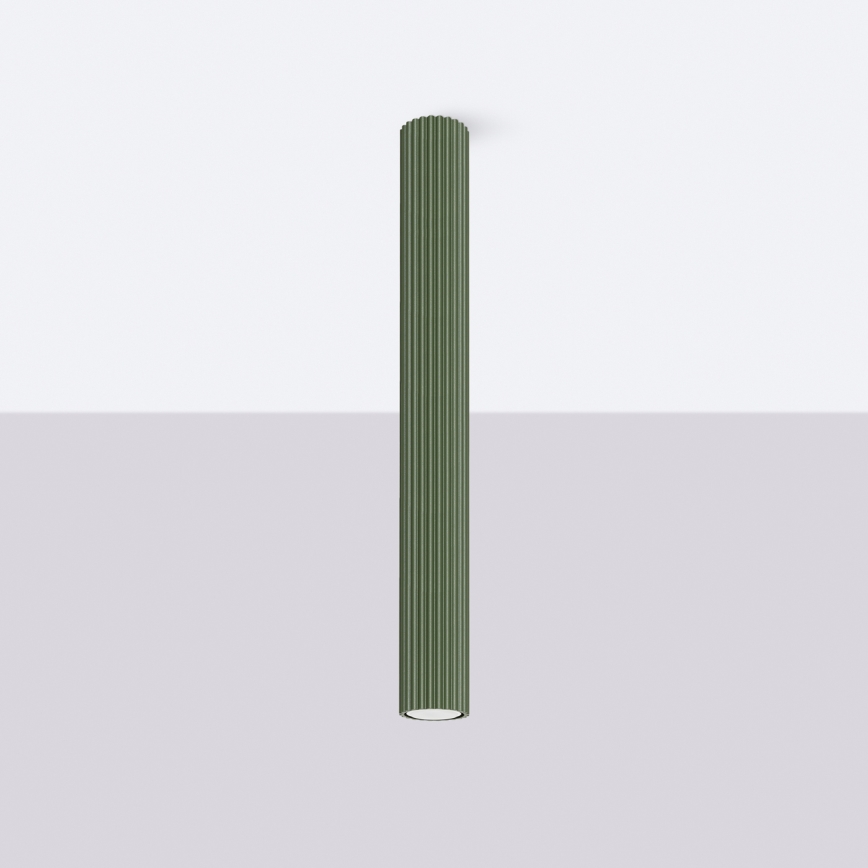 Foco KARBON 1xGU10/10W/230V 60 cm Verde