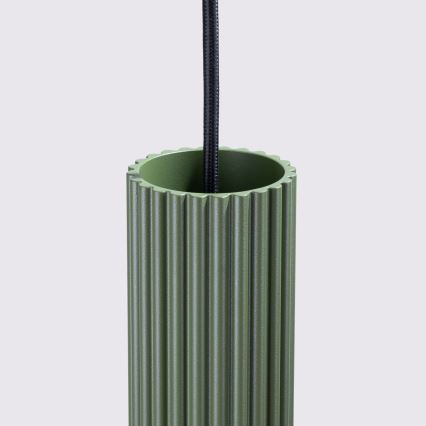 Lámpara colgante KARBON 2xGU10/10W/230V Verde