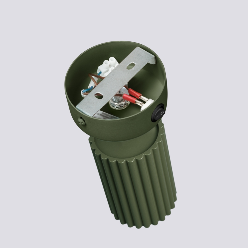 Foco de pared KARBON 1xGU10/10W/230V verde