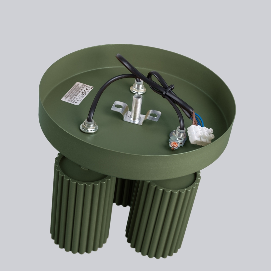 Foco KARBON 3xGU10/10W/230V verde