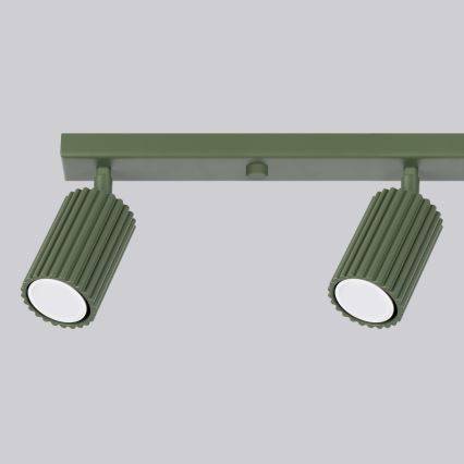 Foco KARBON 4xGU10/10W/230V verde