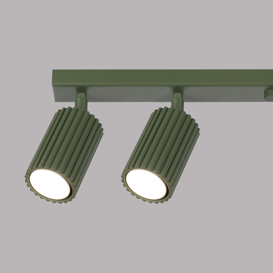 Foco KARBON 6xGU10/10W/230V verde