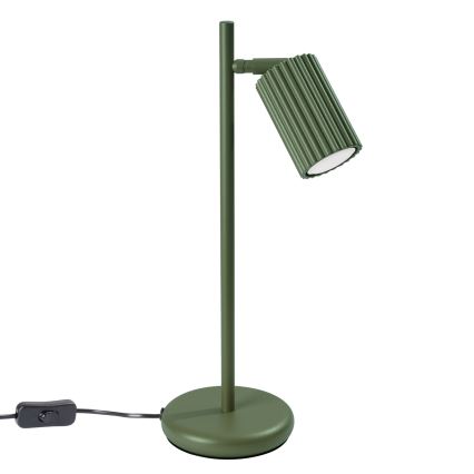 Lámpara de mesa KARBON 1xGU10/10W/230V verde