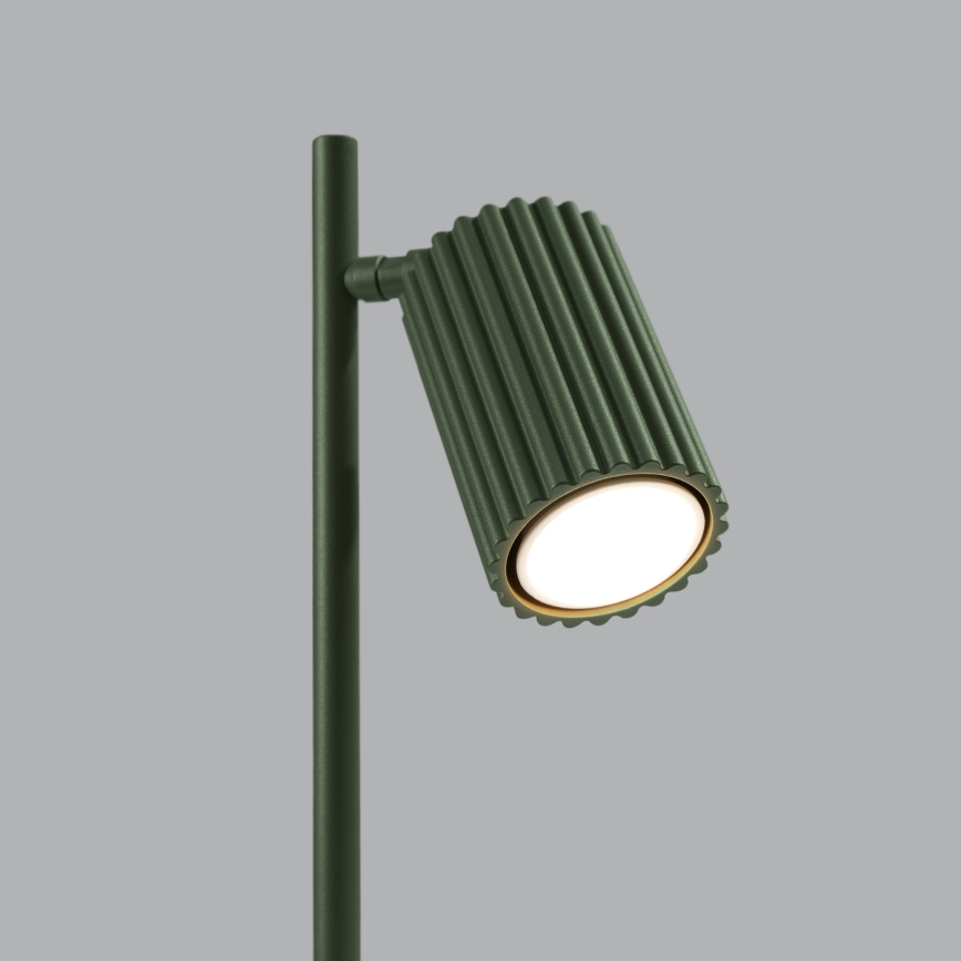 Lámpara de mesa KARBON 1xGU10/10W/230V verde
