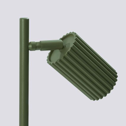 Lámpara de mesa KARBON 1xGU10/10W/230V verde