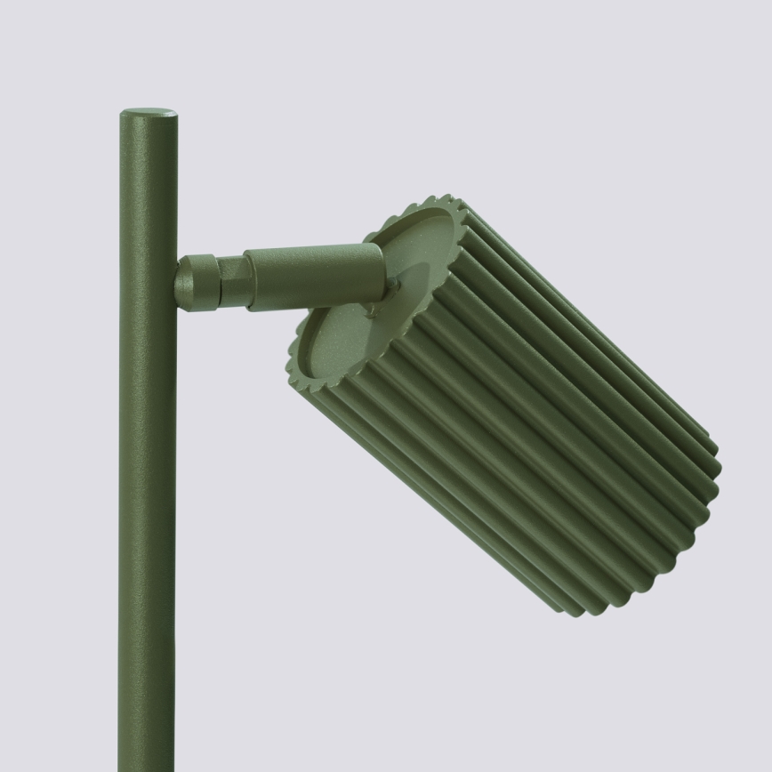 Lámpara de mesa KARBON 1xGU10/10W/230V verde