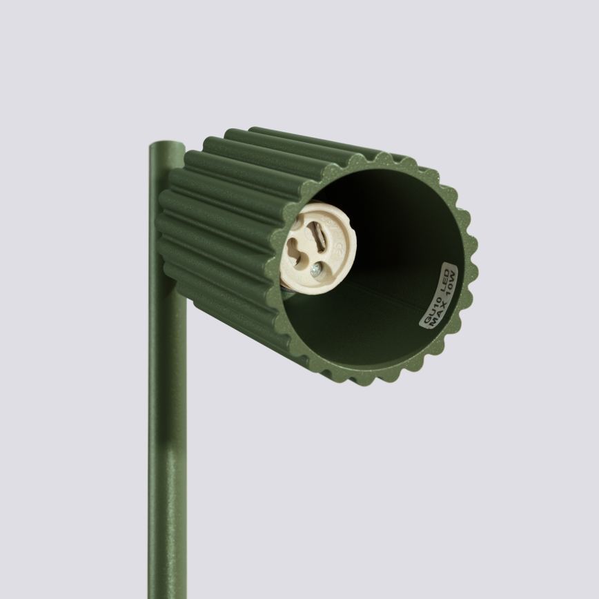Lámpara de mesa KARBON 1xGU10/10W/230V verde