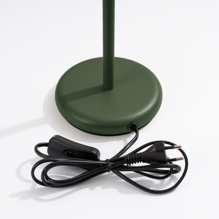 Lámpara de mesa KARBON 1xGU10/10W/230V verde