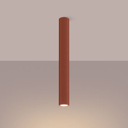 Foco KARBON 1xGU10/10W/230V 60 cm rojo