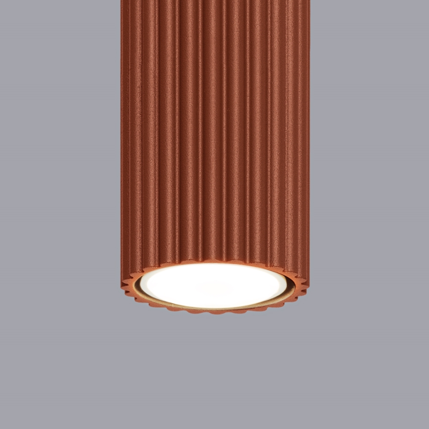 Foco KARBON 1xGU10/10W/230V 60 cm rojo