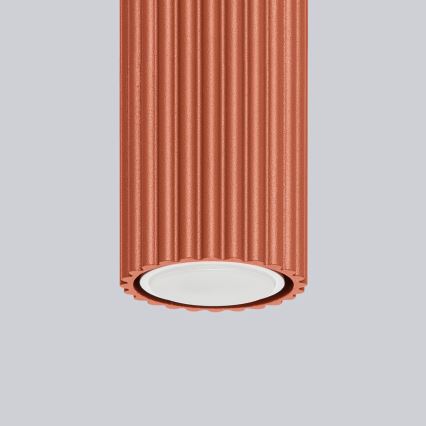 Foco KARBON 1xGU10/10W/230V 60 cm rojo