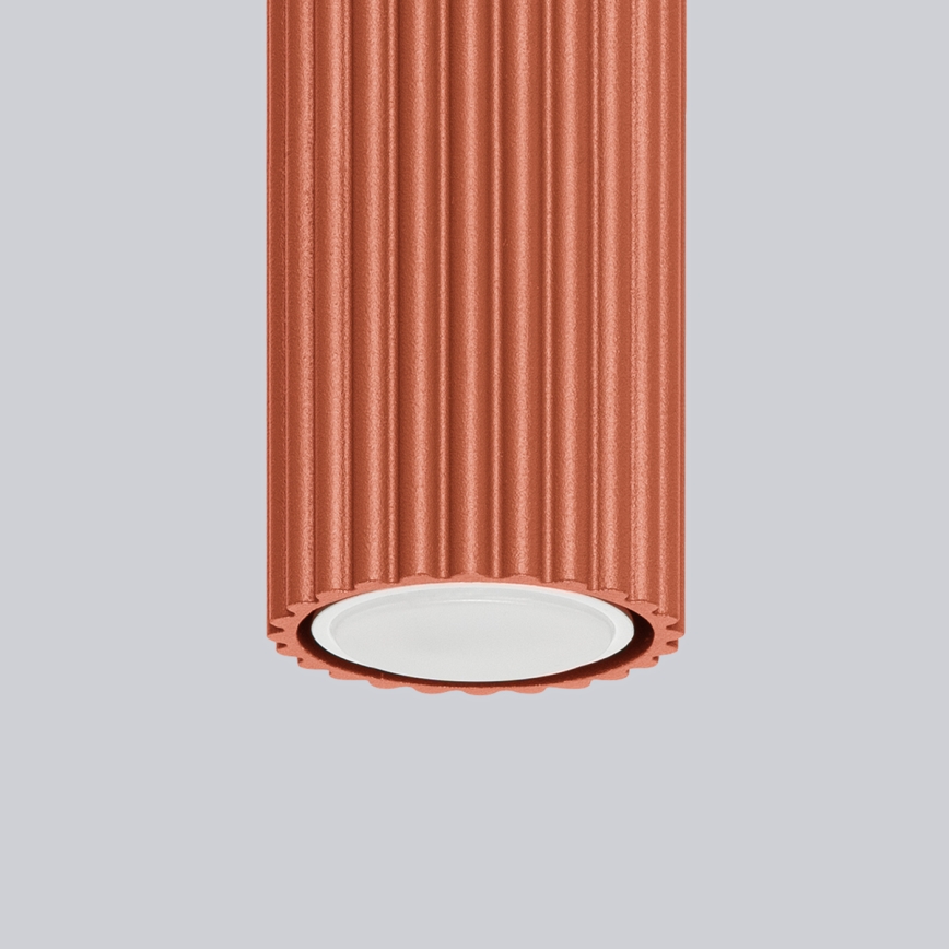 Foco KARBON 1xGU10/10W/230V 60 cm rojo