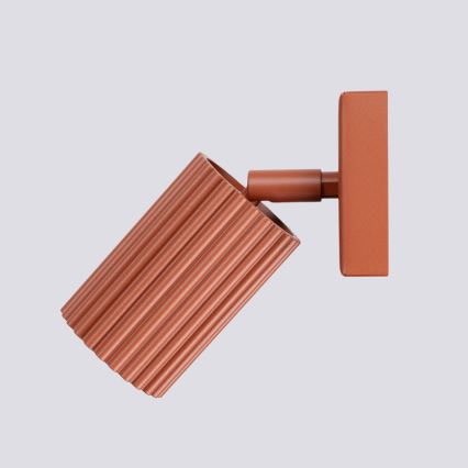 Foco de pared KARBON 1xGU10/10W/230V rojo