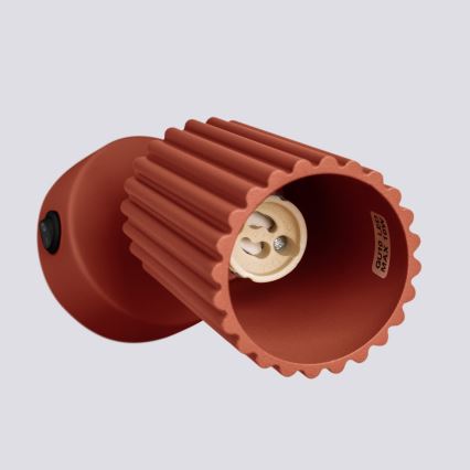 Foco de pared KARBON 1xGU10/10W/230V rojo