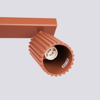 Foco KARBON 6xGU10/10W/230V rojo