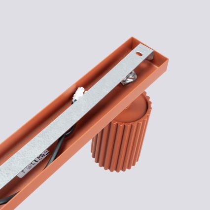 Foco KARBON 6xGU10/10W/230V rojo