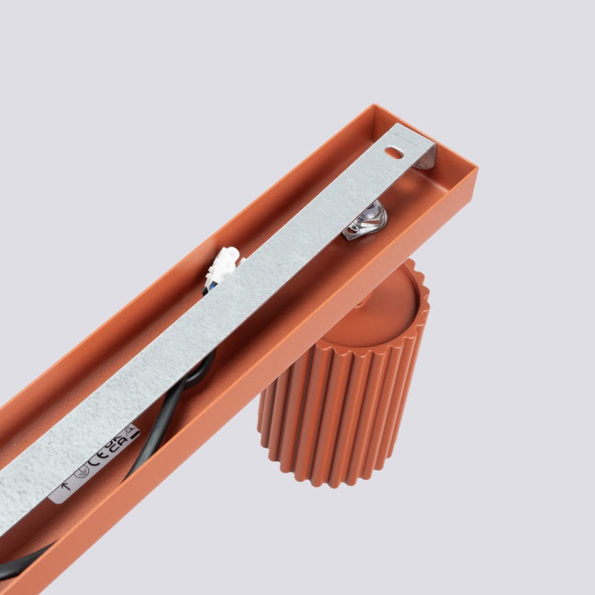 Foco KARBON 6xGU10/10W/230V rojo