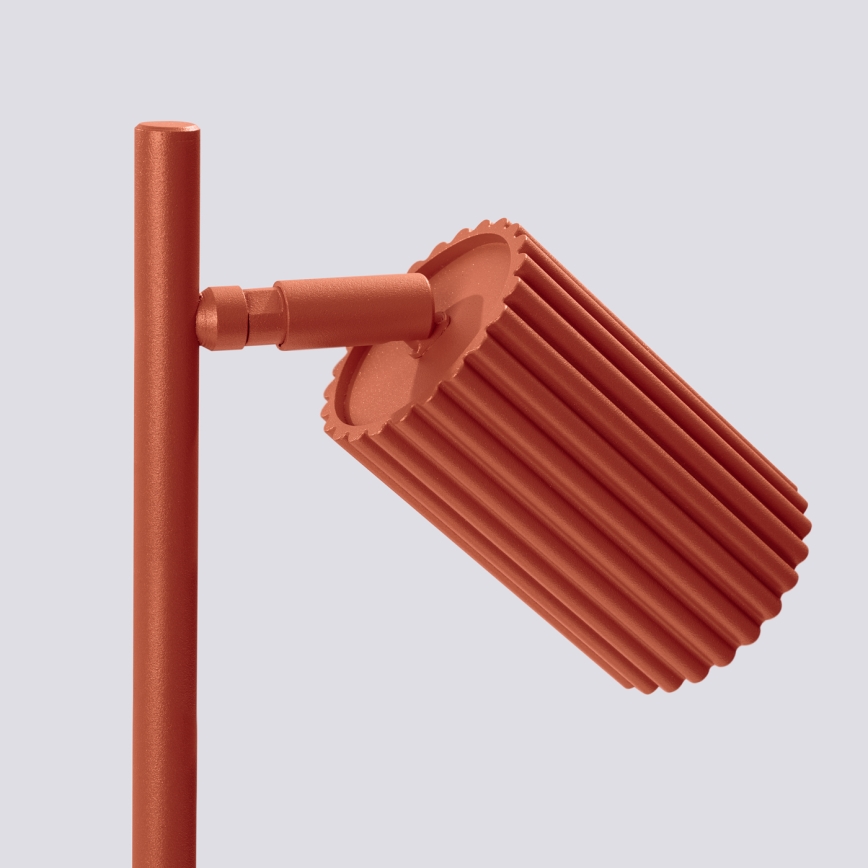 Lámpara de mesa KARBON 1xGU10/10W/230V rojo