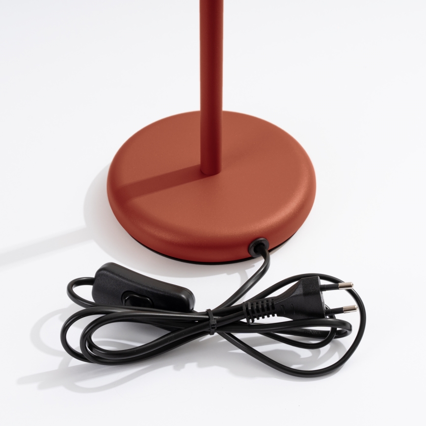 Lámpara de mesa KARBON 1xGU10/10W/230V rojo