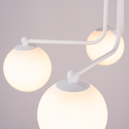 Lámpara colgante ASTRAL 5xG9/8W/230V blanco