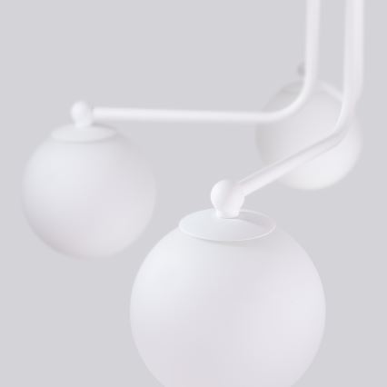Lámpara colgante ASTRAL 5xG9/8W/230V blanco