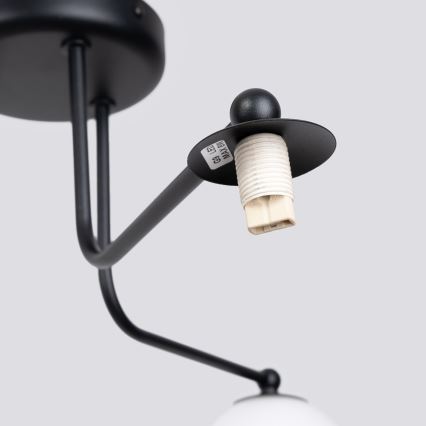 Lámpara colgante ASTRAL 3xG9/8W/230V negro