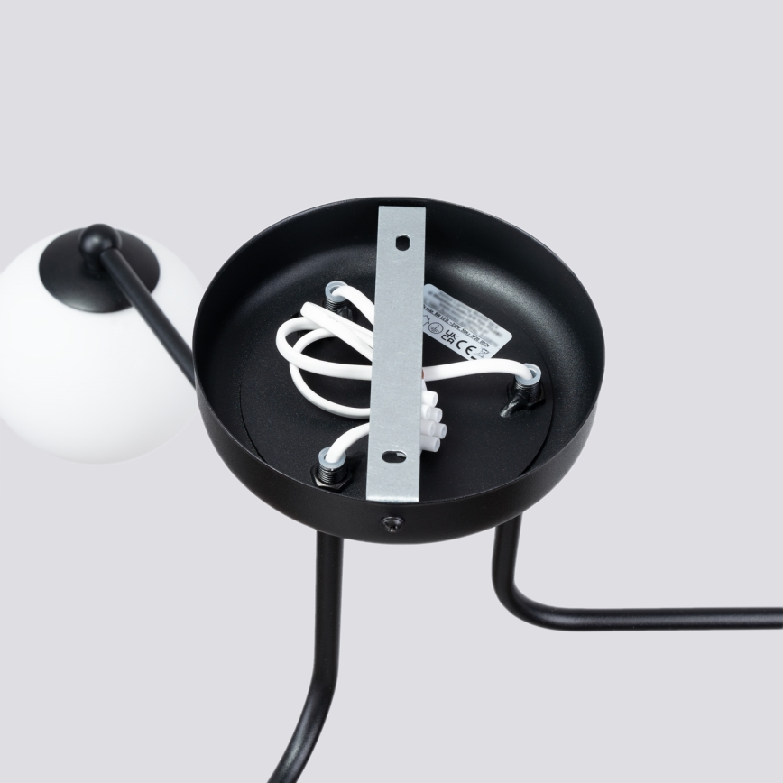Lámpara colgante ASTRAL 3xG9/8W/230V negro