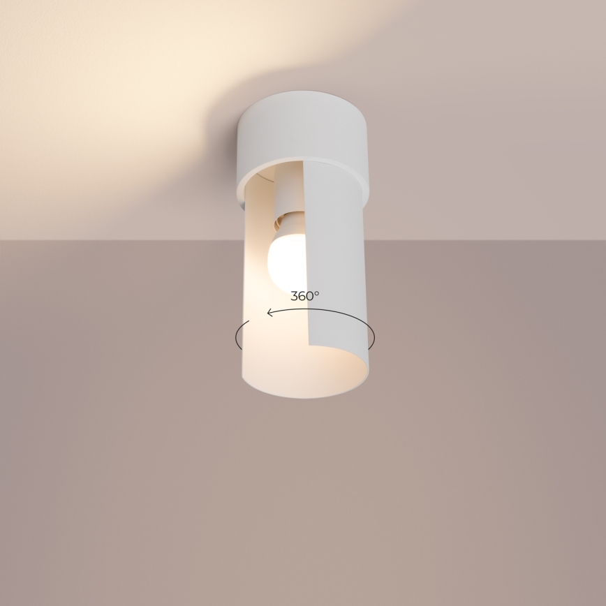 Plafón FLASH 1xE27/15W/230V blanco