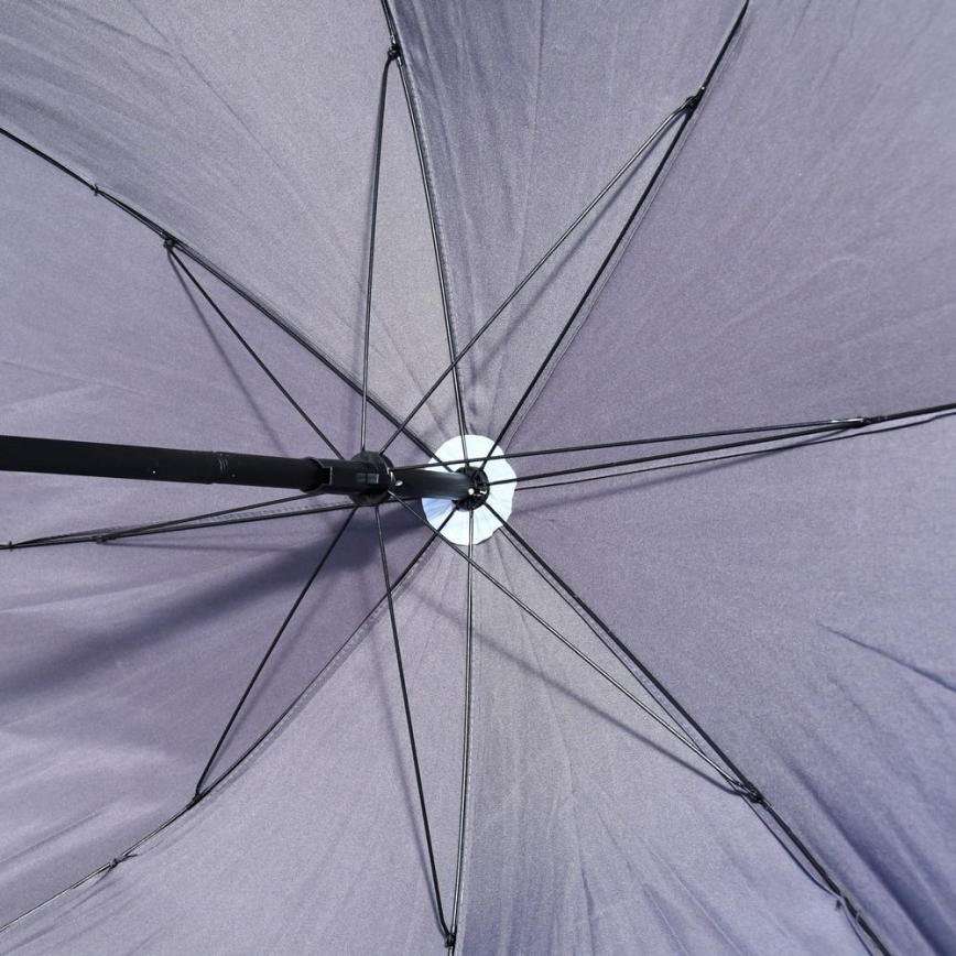Sombrilla abatible plegable d. 1,8 m gris