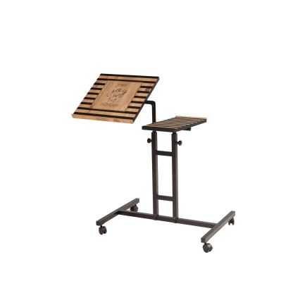 Soporte ajustable GLEN 87x67 cm negro/marrón