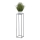 Soporte para flores 100x24 cm antracita