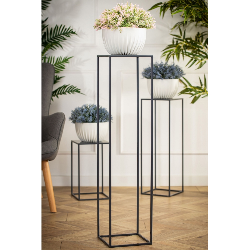 Soporte para flores 100x24 cm antracita