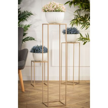 Soporte para flores 100x24 cm beige