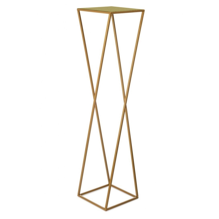 Soporte para flores 100x24 cm dorado